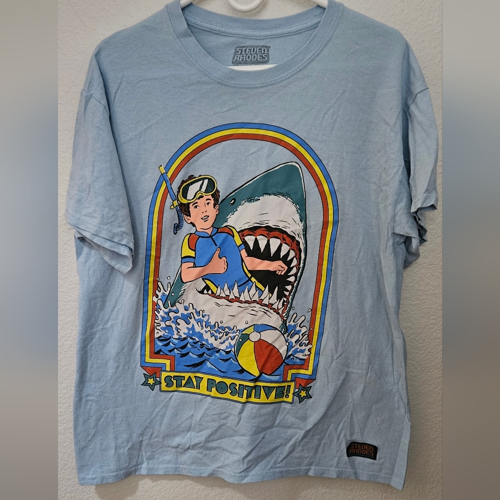 SPENCERS Stay Positive Jaws Tee